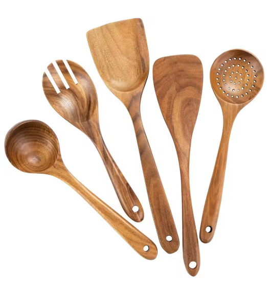 Wooden Kitchen Cooking Set 5 pieces